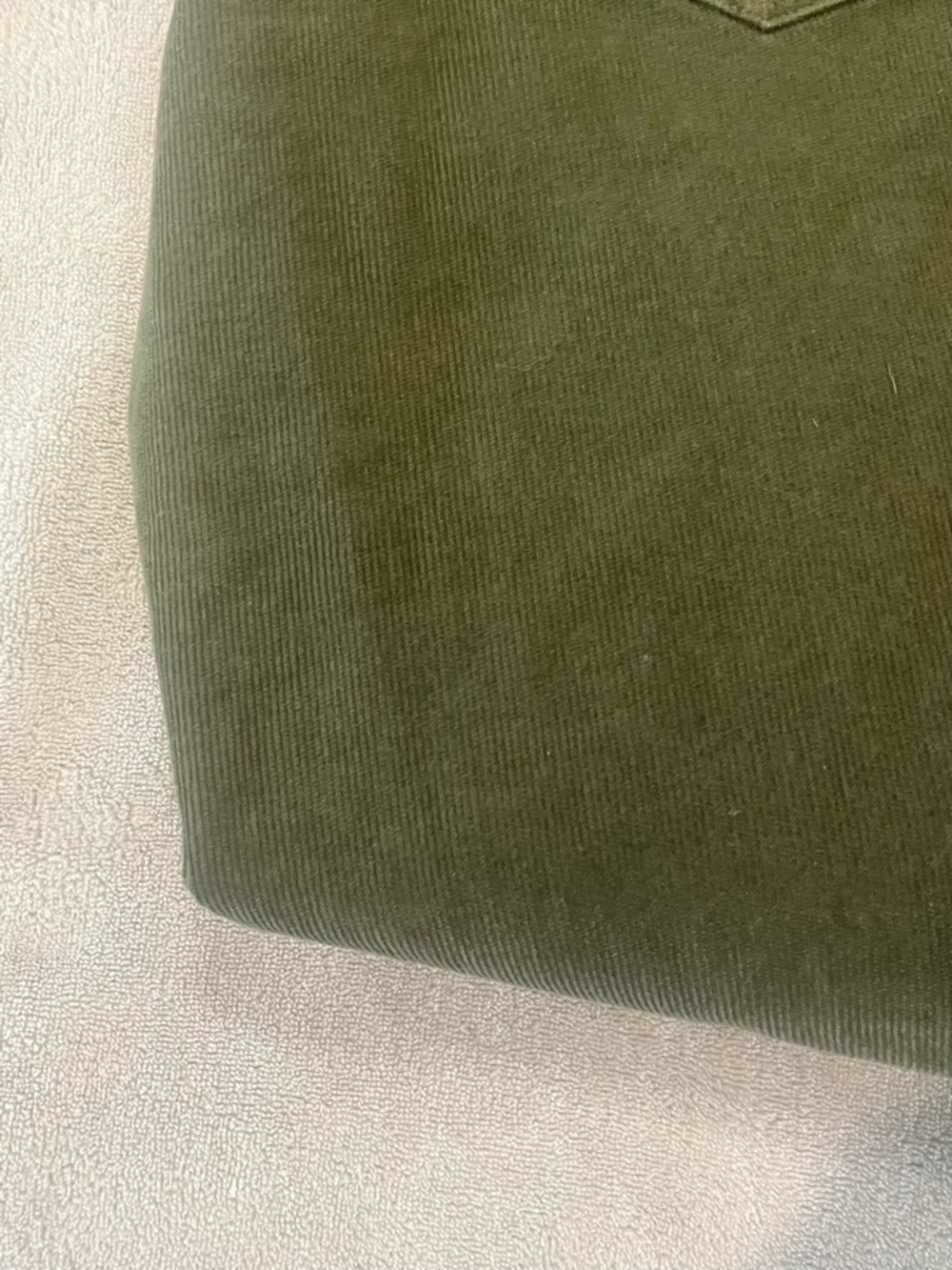 Brooks Brothers Slim Fit Corduroy Cotton Pants Men's 32x32 Olive Green - Picture 7 of 10